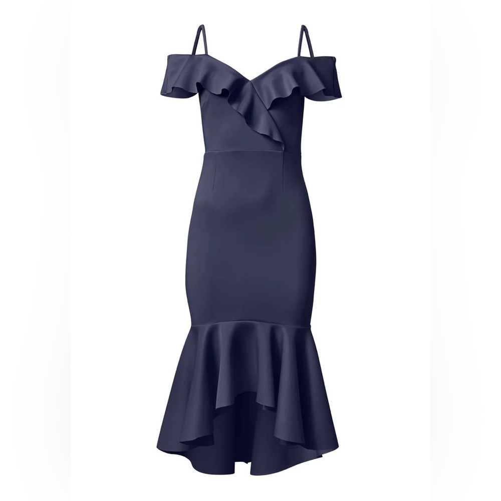 Venus Ruffle Midi Dress Size M - Picture 5 of 10